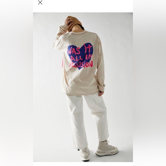 Free people graphic tee; size L; $60 - Picture 6 of 6